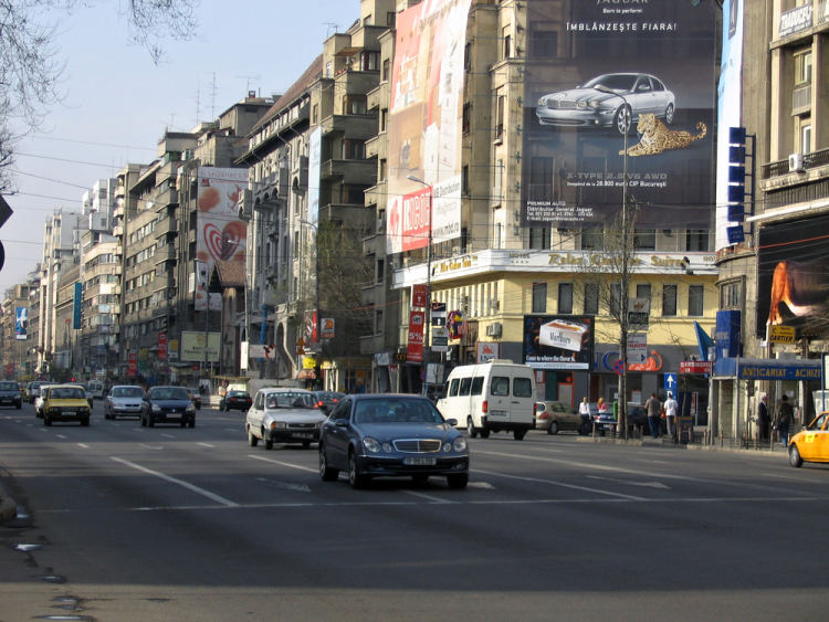 ulice v Bukurešti, Rumunsko